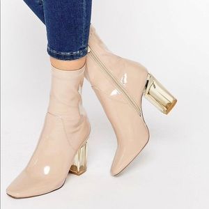 Nude Ankle Boots